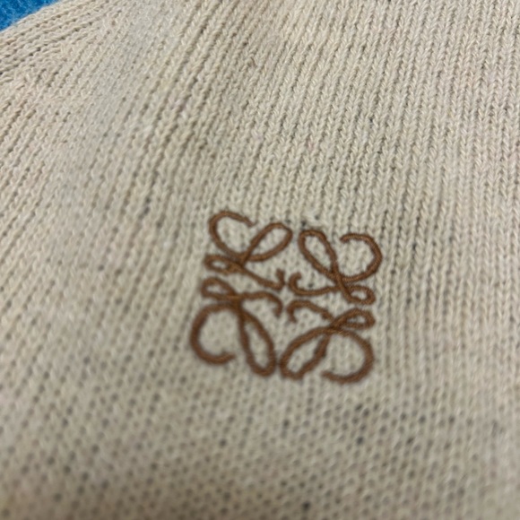 Loewe sweater wool sz s oversized Colorblock Pattern - Picture 6 of 10